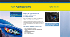 Desktop Screenshot of markautoelectrics.co.uk